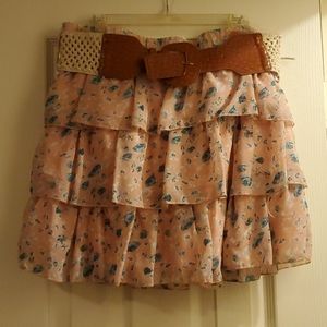 Western style mini skirt